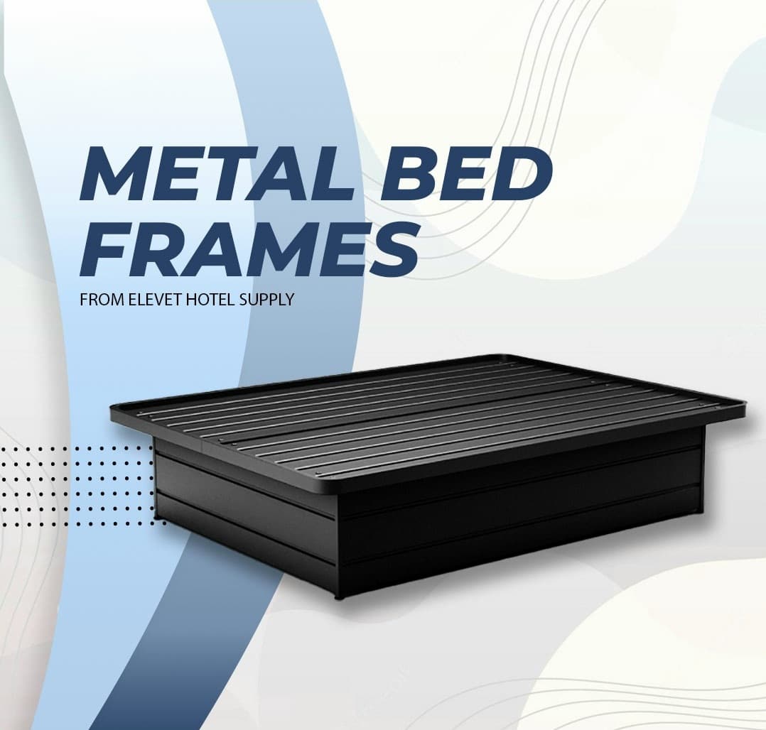 Metal frame bed